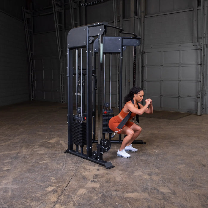 Body Solid GFT100 - Commercial Functional Trainer - Cable Cross Machine - Cable Pulley System Body Solid