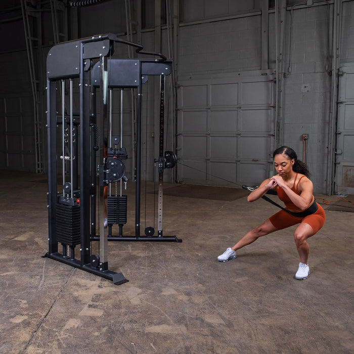 Body Solid GFT100 - Commercial Functional Trainer - Cable Cross Machine - Cable Pulley System Body Solid