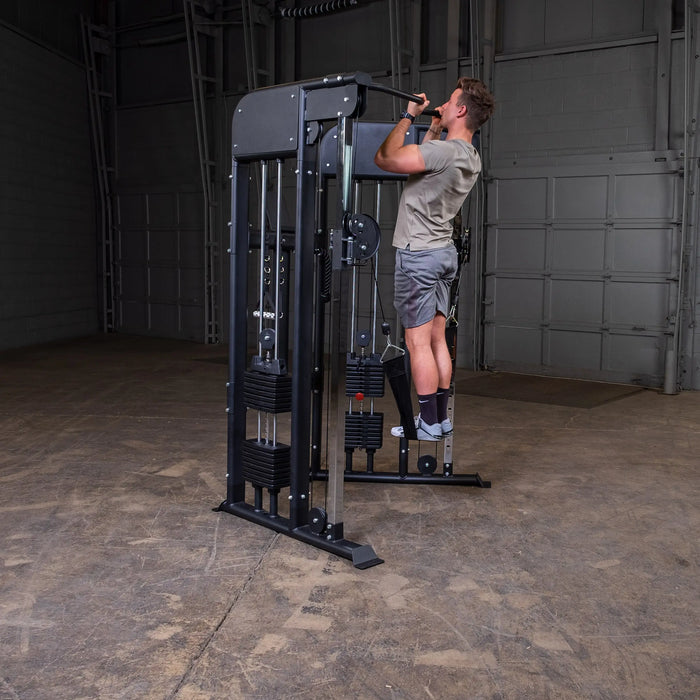Body Solid GFT100 - Commercial Functional Trainer - Cable Cross Machine - Cable Pulley System Body Solid