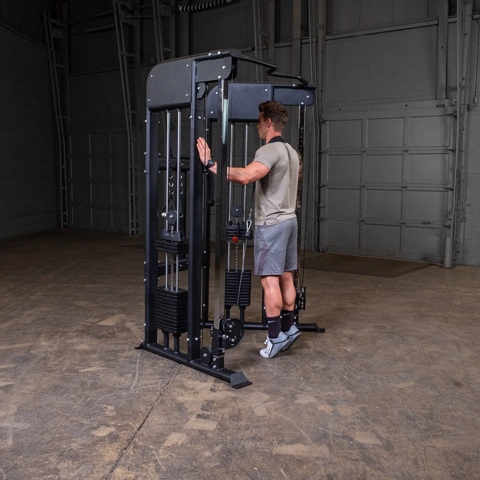 Body Solid GFT100 - Commercial Functional Trainer - Cable Cross Machine - Cable Pulley System Body Solid