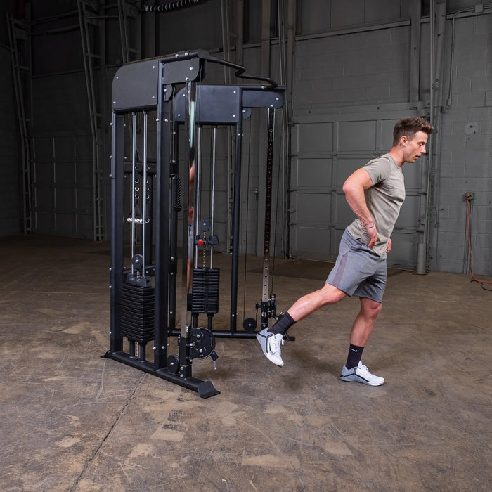 Body Solid GFT100 - Commercial Functional Trainer - Cable Cross Machine - Cable Pulley System Body Solid