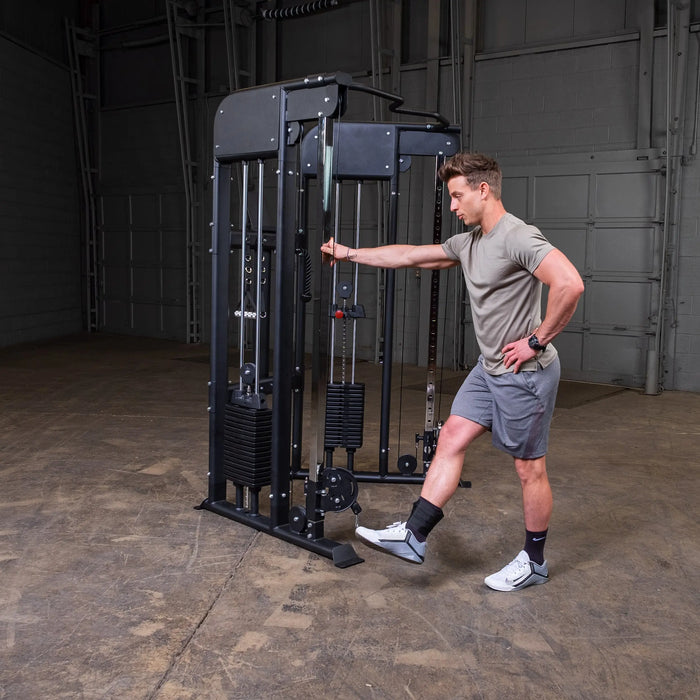 Body Solid GFT100 - Commercial Functional Trainer - Cable Cross Machine - Cable Pulley System Body Solid
