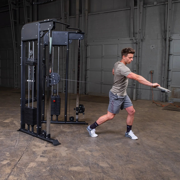 Body Solid GFT100 - Commercial Functional Trainer - Cable Cross Machine - Cable Pulley System Body Solid