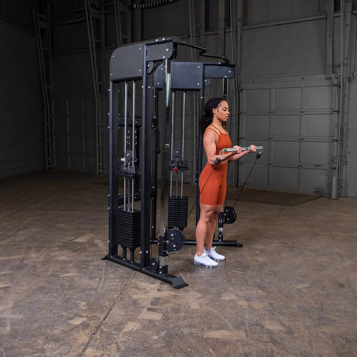 Body Solid GFT100 - Commercial Functional Trainer - Cable Cross Machine - Cable Pulley System Body Solid
