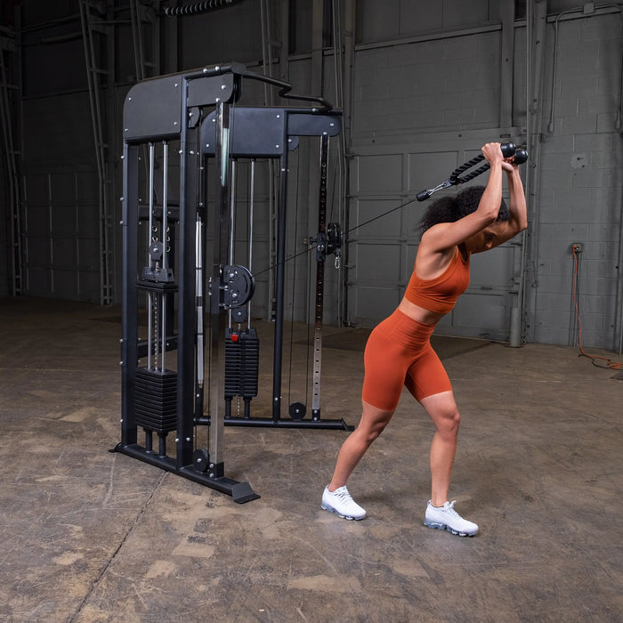 Body Solid GFT100 - Commercial Functional Trainer - Cable Cross Machine - Cable Pulley System Body Solid