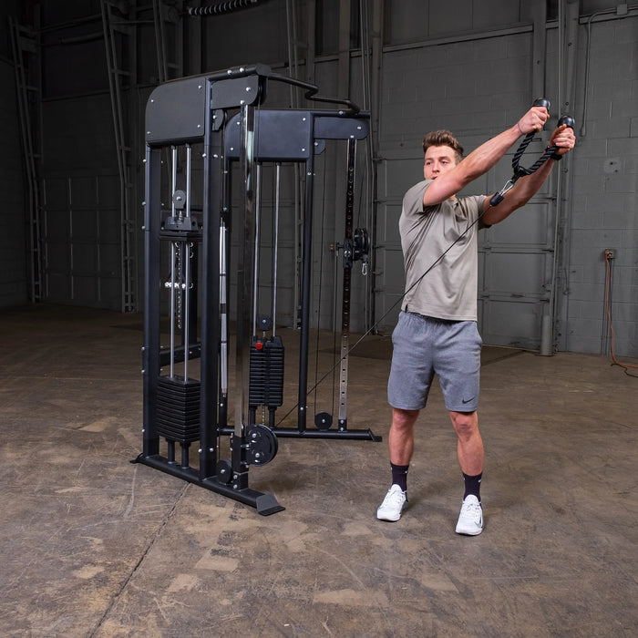 Body Solid GFT100 - Commercial Functional Trainer - Cable Cross Machine - Cable Pulley System Body Solid