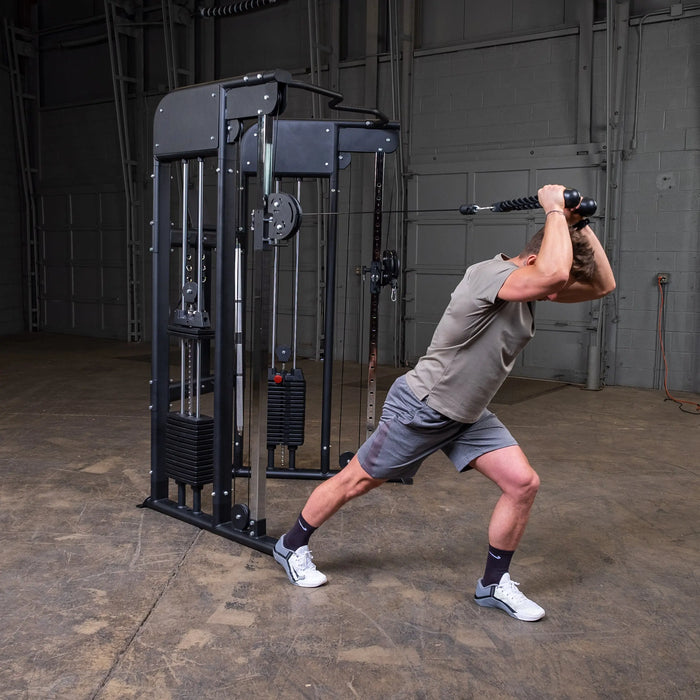 Body Solid GFT100 - Commercial Functional Trainer - Cable Cross Machine - Cable Pulley System Body Solid