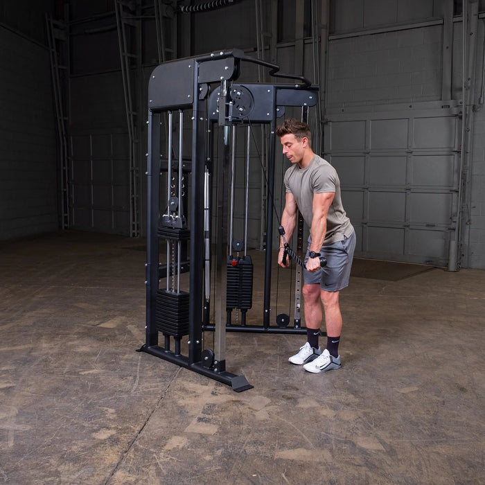 Body Solid GFT100 - Commercial Functional Trainer - Cable Cross Machine - Cable Pulley System Body Solid