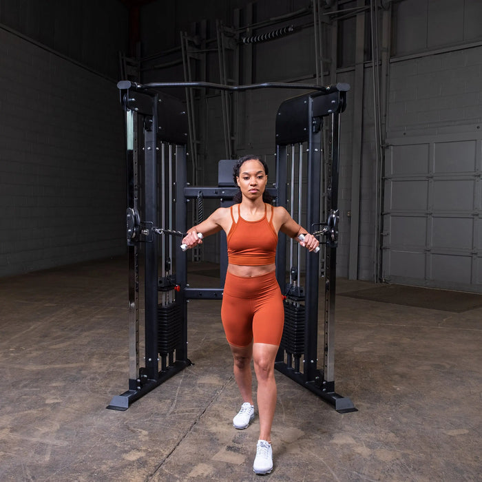 Body Solid GFT100 - Commercial Functional Trainer - Cable Cross Machine - Cable Pulley System Body Solid