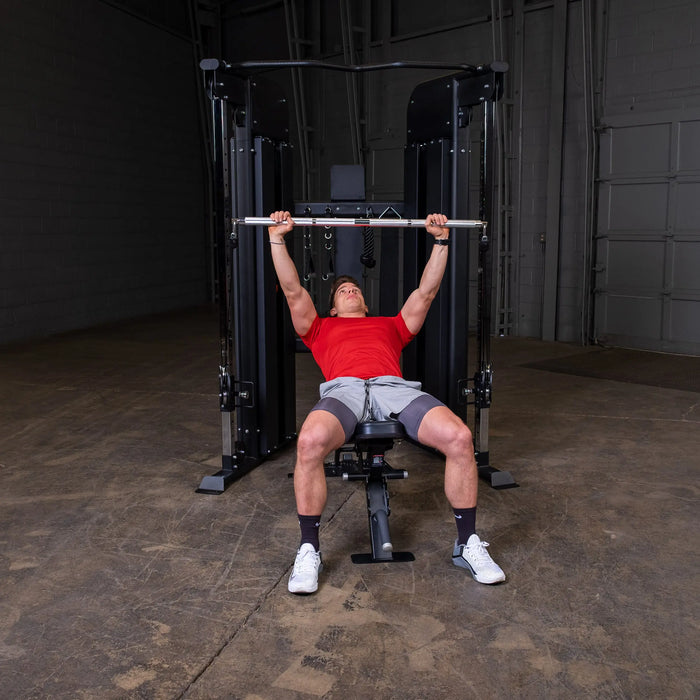 Body Solid GFT100 - Commercial Functional Trainer - Cable Cross Machine - Cable Pulley System Body Solid