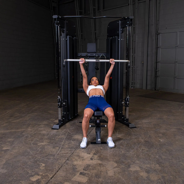 Body Solid GFT100 - Commercial Functional Trainer - Cable Cross Machine - Cable Pulley System Body Solid
