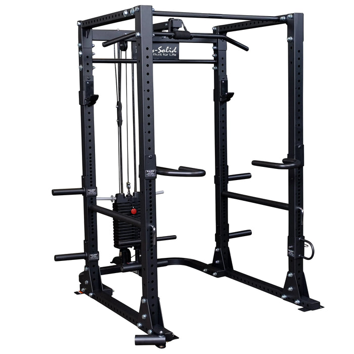 Body-Solid GPR400 Power Rack, Best for Home Gyms and Commercial, Squat Rack Under 80" Body Solid