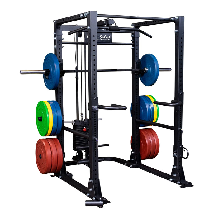 Body-Solid GPR400 Power Rack, Best for Home Gyms and Commercial, Squat Rack Under 80" Body Solid