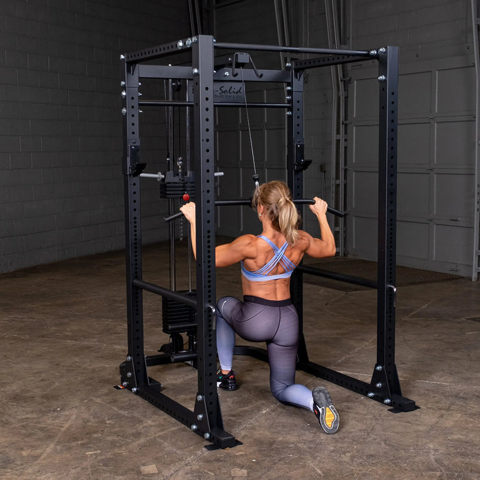 Body-Solid GPR400 Power Rack, Best for Home Gyms and Commercial, Squat Rack Under 80" Body Solid