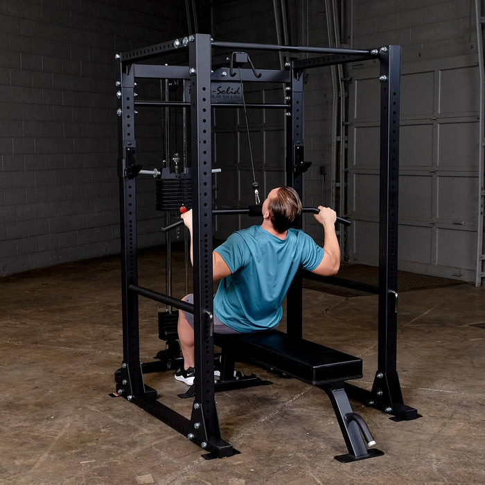 Body-Solid GPR400 Power Rack, Best for Home Gyms and Commercial, Squat Rack Under 80" Body Solid