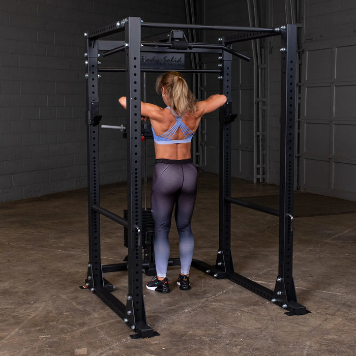 Body-Solid GPR400 Power Rack, Best for Home Gyms and Commercial, Squat Rack Under 80" Body Solid