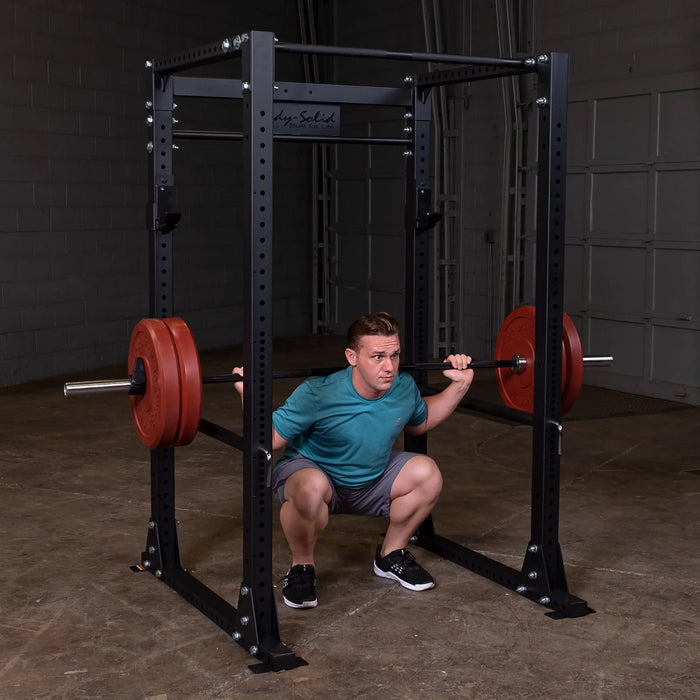 Body-Solid GPR400 Power Rack, Best for Home Gyms and Commercial, Squat Rack Under 80" Body Solid