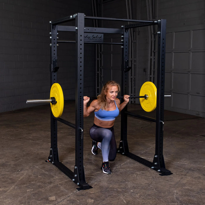 Body-Solid GPR400 Power Rack, Best for Home Gyms and Commercial, Squat Rack Under 80" Body Solid