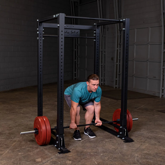 Body-Solid GPR400 Power Rack, Best for Home Gyms and Commercial, Squat Rack Under 80" Body Solid