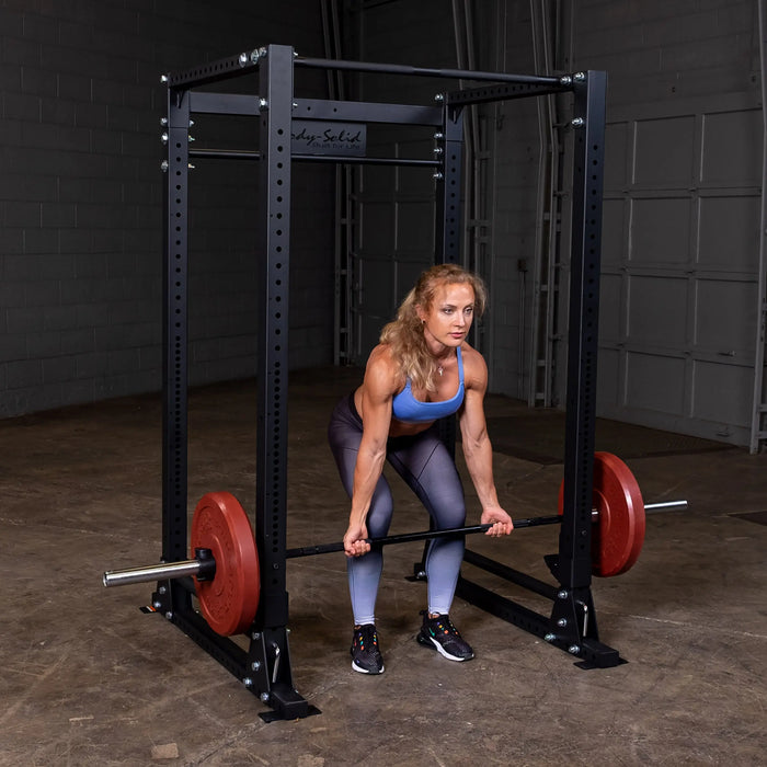 Body-Solid GPR400 Power Rack, Best for Home Gyms and Commercial, Squat Rack Under 80" Body Solid