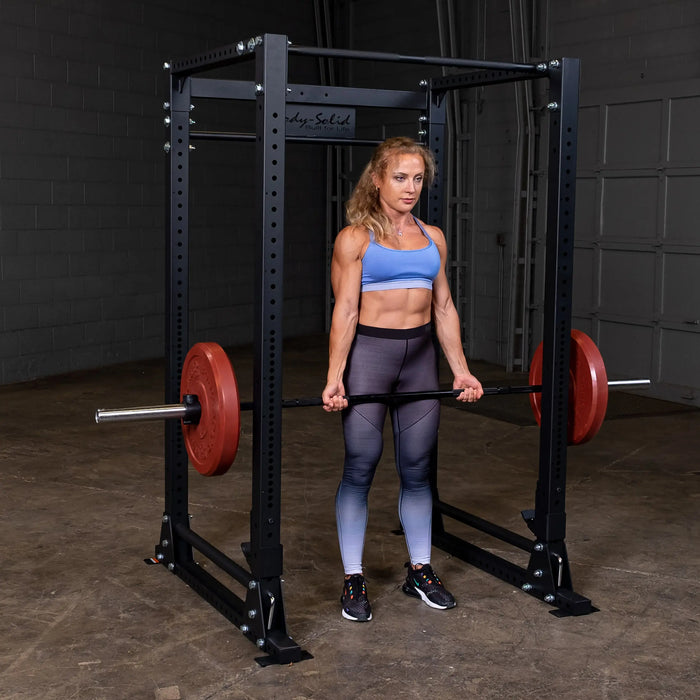 Body-Solid GPR400 Power Rack, Best for Home Gyms and Commercial, Squat Rack Under 80" Body Solid