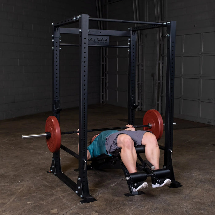 Body-Solid GPR400 Power Rack, Best for Home Gyms and Commercial, Squat Rack Under 80" Body Solid