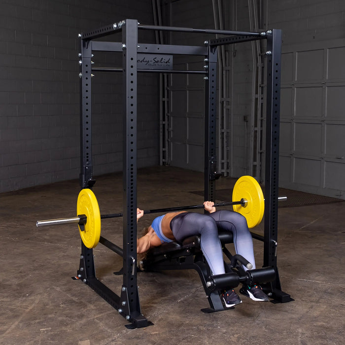 Body-Solid GPR400 Power Rack, Best for Home Gyms and Commercial, Squat Rack Under 80" Body Solid