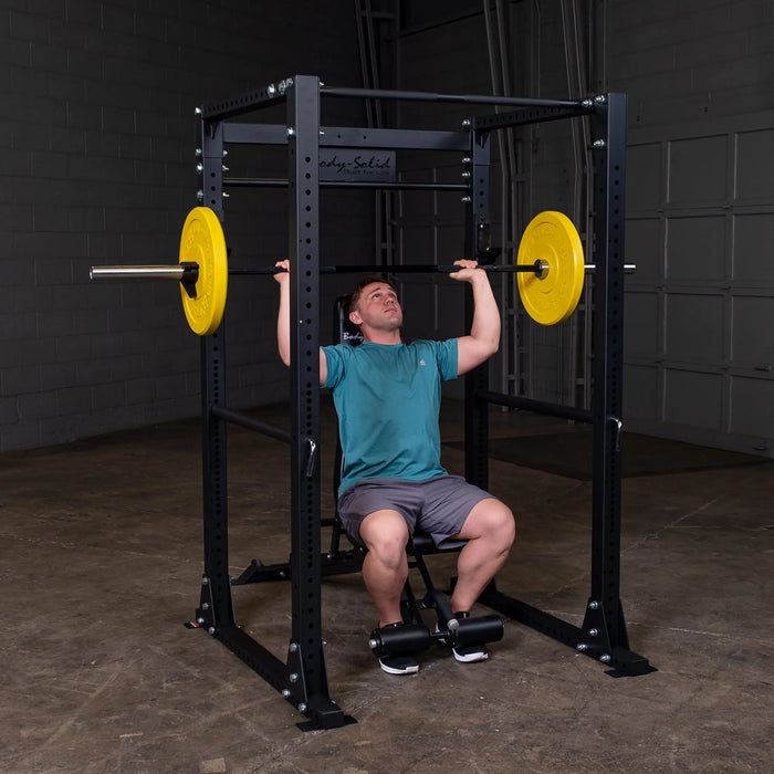 Body-Solid GPR400 Power Rack, Best for Home Gyms and Commercial, Squat Rack Under 80" Body Solid