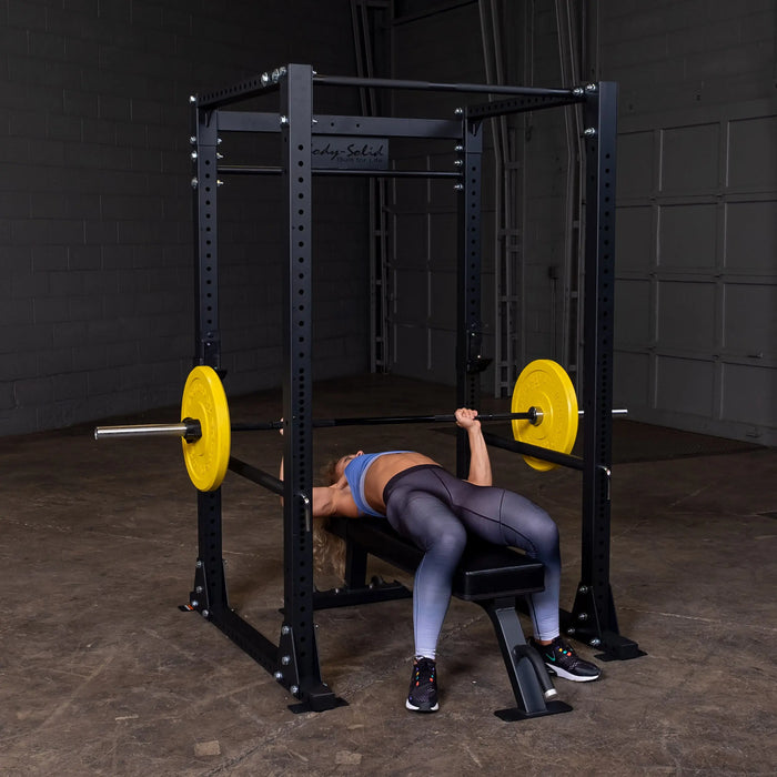 Body-Solid GPR400 Power Rack, Best for Home Gyms and Commercial, Squat Rack Under 80" Body Solid