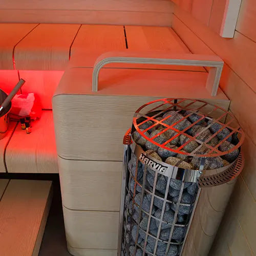 Harvia PC80E Cilindro Half Series 8kW Sauna Heater Harvia