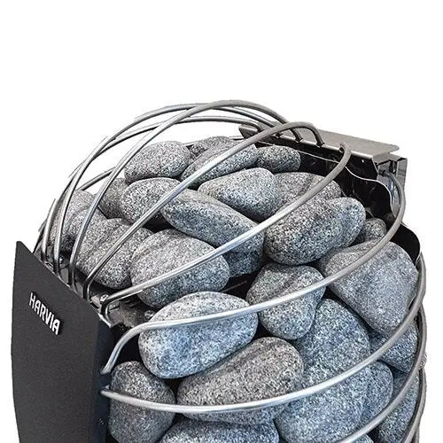 Harvia SP80E Spirit Series 8kW Sauna Heater, Black Harvia