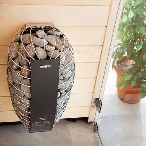 Harvia SP80E Spirit Series 8kW Sauna Heater, Black Harvia