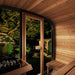 SaunaLife 4 Person CL5G Cube-Series Outdoor Home Sauna Saunalife