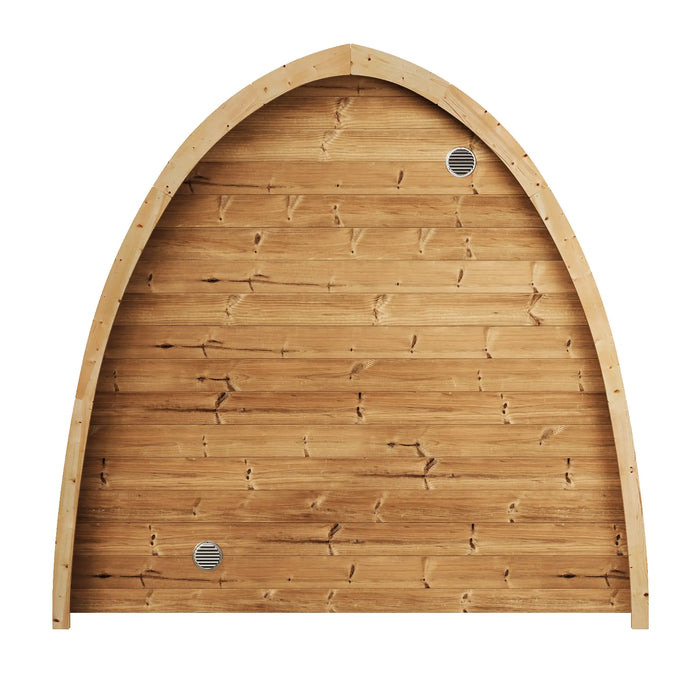 SaunaLife 4 Person G3 Outdoor Traditional Pod Sauna Saunalife