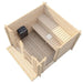 SaunaLife 6-Person G4 Outdoor Traditional Cabin Sauna Saunalife