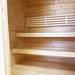 SaunaLife 4 Person G2 Outdoor Traditional Cabin Sauna Saunalife