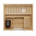 SaunaLife 4 Person G2 Outdoor Traditional Cabin Sauna Saunalife