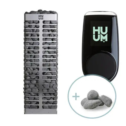 HUUM STEEL Series 6.0kW Sauna Heater Package HUUM