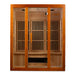 Maxxus Alpine Dual Tech 3 Person Low EMF FAR Infrared Sauna Canadian Hemlock | MX-J306-02S Golden Designs