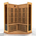 Maxxus 3 Person Capacity Corner Low EMF Far Infrared Sauna Canadian Red Cedar | MX-K356-01 Golden Designs