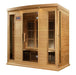 Maxxus 4-Person Low EMF FAR Infrared Sauna Canadian Red Cedar | MX-K406-01-CED Golden Designs