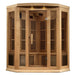 Maxxus 3-Person Corner Near Zero EMF FAR Infrared Sauna | MX-K356-01-ZF Golden Designs