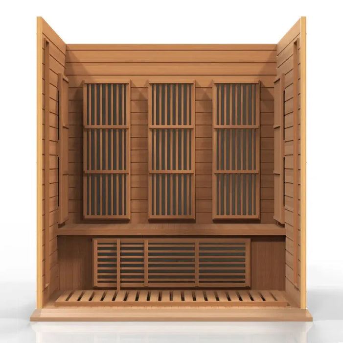 Maxxus Montilemar Edition 3-Person Near Zero EMF FAR Infrared Sauna | MX-K306-01-ZF CED Golden Designs