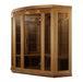 Maxxus 3-Person Avignon Edition Corner Near Zero EMF FAR Infrared Sauna | MX-K356-01-ZF-CED Golden Designs