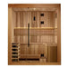Golden Designs Copenhagen 3-Person Indoor Sauna & Harvia Traditional Electric Heater Kit | GDI-7389-02 Golden Designs