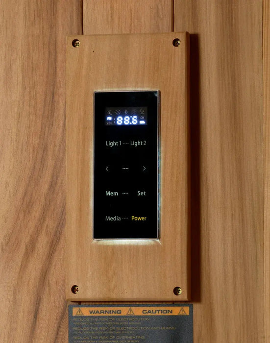 Golden Designs Osla 6-Person Indoor Sauna & Harvia Traditional Electric Heater Kit | GDI-7689-02 Golden Designs