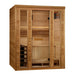 Golden Designs Andermatt 3-Person Indoor Sauna & Harvia Traditional Electric Heater Kit | GDI-7030-01 Golden Designs