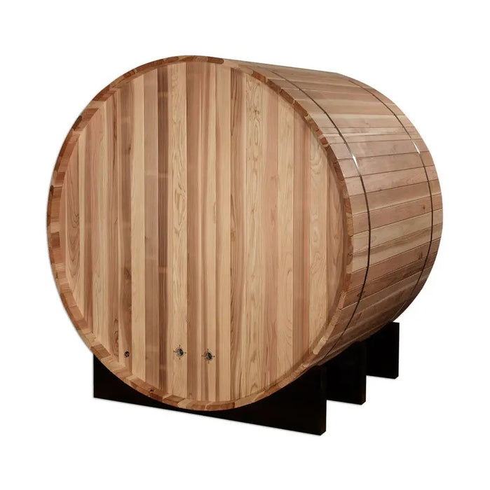 Golden Designs Klosters 6-Person Cedar Barrel Sauna & Harvia Traditional Electric Heater Kit | GDI-B006-01 Golden Designs