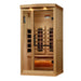 Golden Designs Reserve Edition 1-2 Person Full Spectrum Near Zero EMF FAR Infrared Sauna w/ Himalayan Salt Bar | GDI-8010-03 Golden Designs