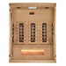 Golden Designs Reserve Edition 3-Person Full Spectrum Near Zero EMF FAR Infrared Sauna with Himalayan Salt Bar | GDI-8030-03 Golden Designs